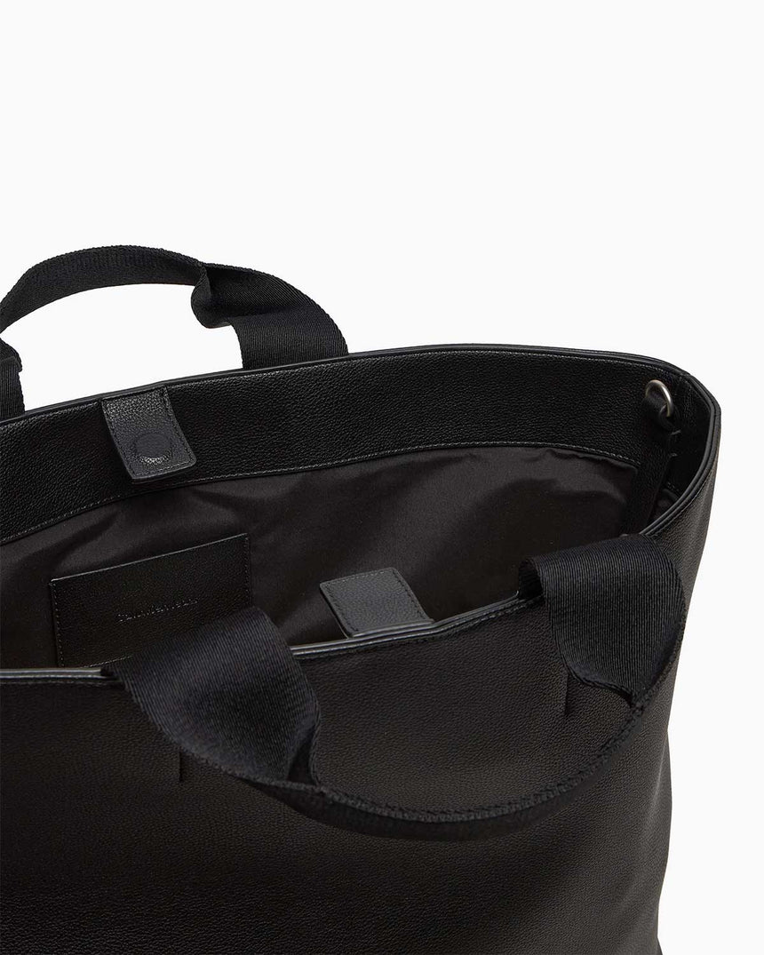 Calvin Klein Jeans Over Webbing Tote El Çantası Black