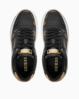 Guess Cupsole Low Logolu Sneaker Black Brass