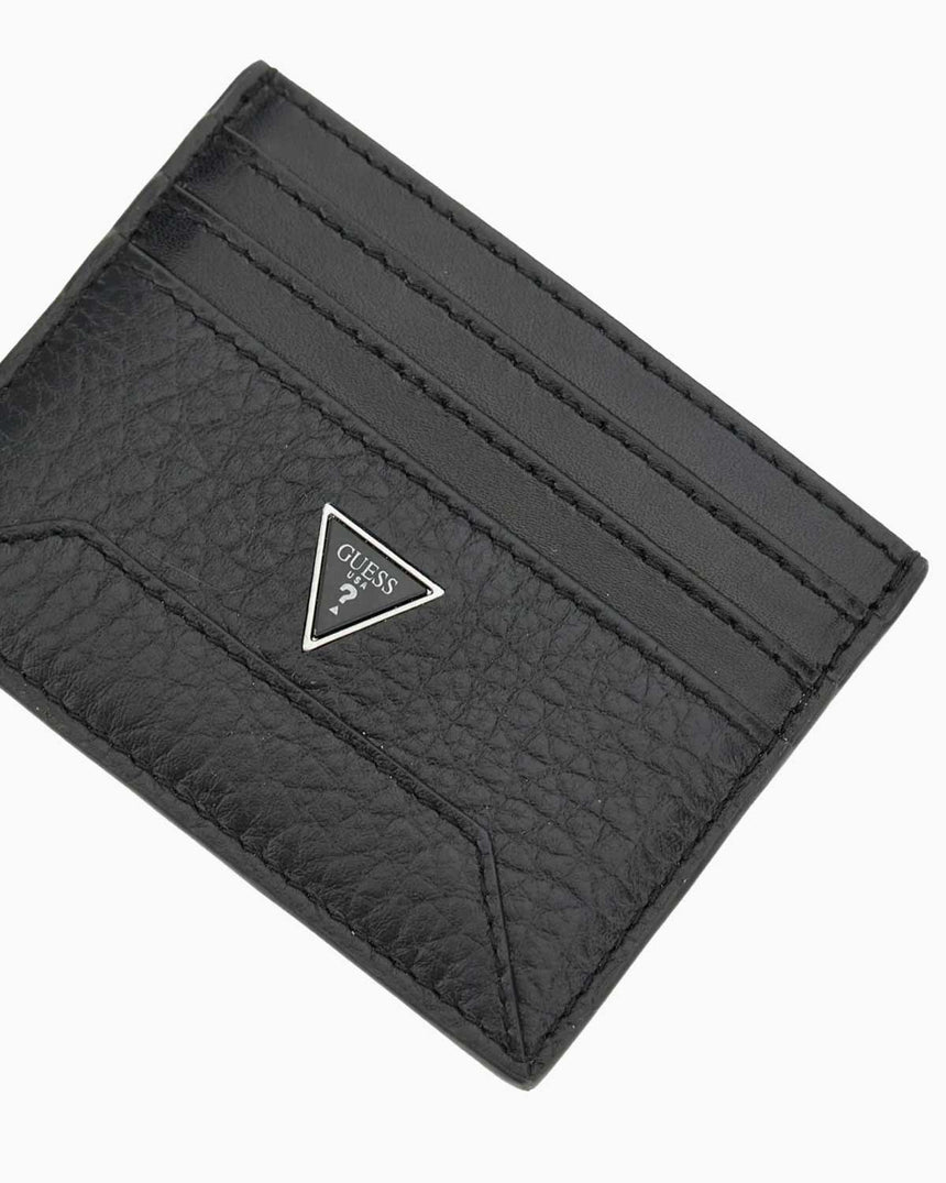 Guess Barcellona Torino Erkek Deri Kartlık Black