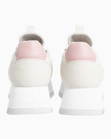 Calvin Klein Runner Low Lace Up Logolu Sneaker Eggshell/Rose Tan/Whisper Pink