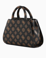 Guess Nelka Mini Satchel El Çantası Mocha Logo