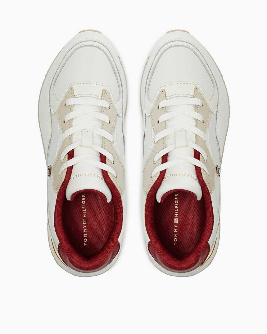 Tommy Hilfiger Chic Chunky Runner Sneakers Ancient White/Magma Red