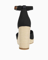 Tommy Hilfiger Flag High Wedge Espadrilles Topuklu Sandalet Black