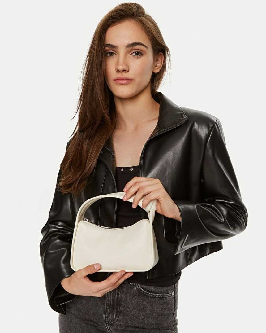Calvin Klein Knoted Mini El Çantası Ivory