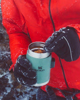 Stanley Efsane Klasik Seri-0.40 Litre Çelik Kaşıklı Yemek Termosu Hammertone Green