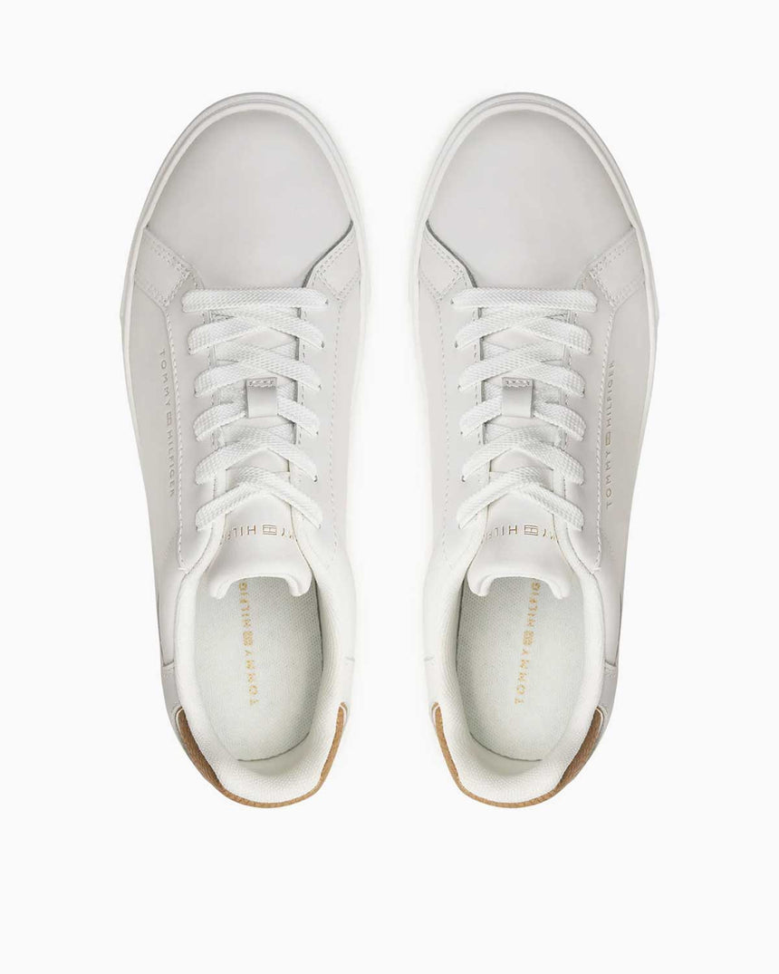 Tommy Hilfiger Essential Court Sneaker Ecru
