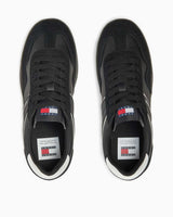 Tommy Hilfiger Leather Retro Cupsole Sneaker Black