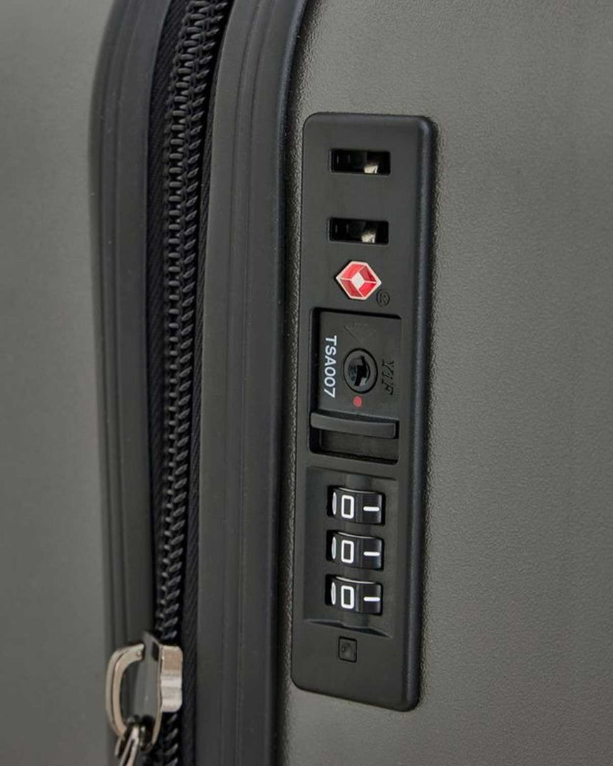 U.S. Polo Assn. Büyük Boy Valiz Gri