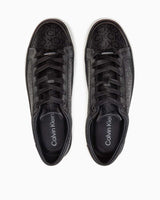 Calvin Klein Flatform Cup Lace Up Mono Sneakers Black