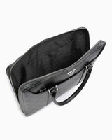 Guess Monogram Baskılı Evrak Çantası Black