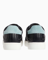 Calvin Klein Classic Cupsole Lace Up Sneaker Black/Blue Surf/Creamy White