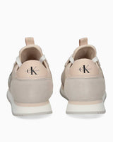 Calvin Klein Runner Sock Lace Up Runner Kadın Sneaker Eggshell/Whisper Pink