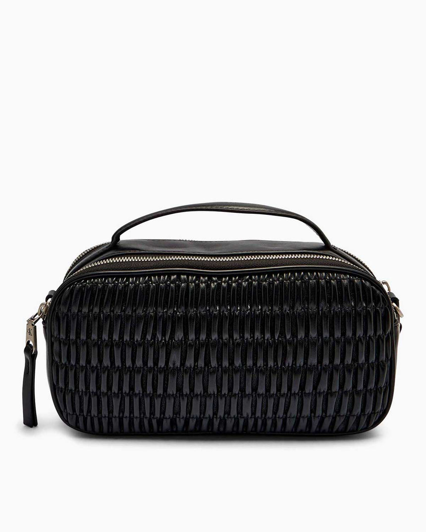 Calvin Klein Kırma Dantelli Camera Bag Kadın Çapraz Askılı Çanta Black
