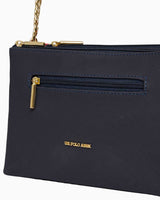 Us Polo Assn Zincir Detaylı Çapraz Askılı Çanta Lacivert - Kırmızı