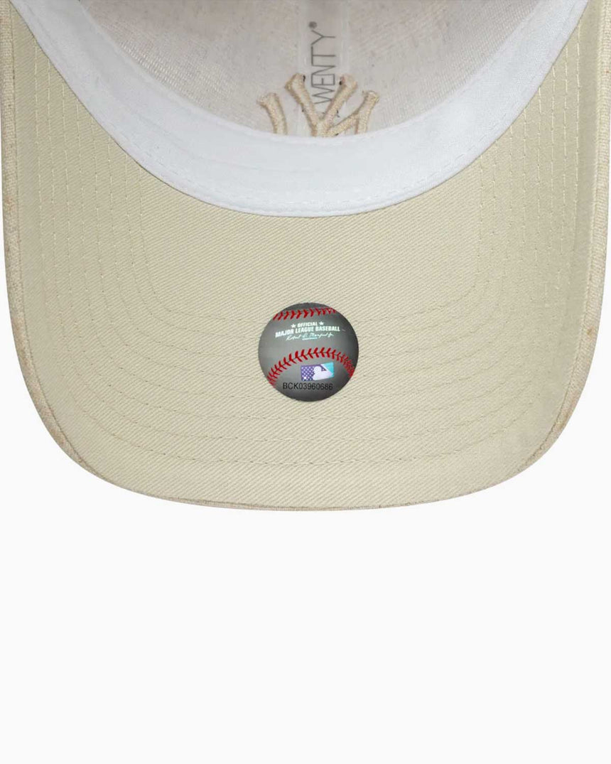 New Era 920 9Twenty Neyyan Kadın Keten Şapka Açık Bej