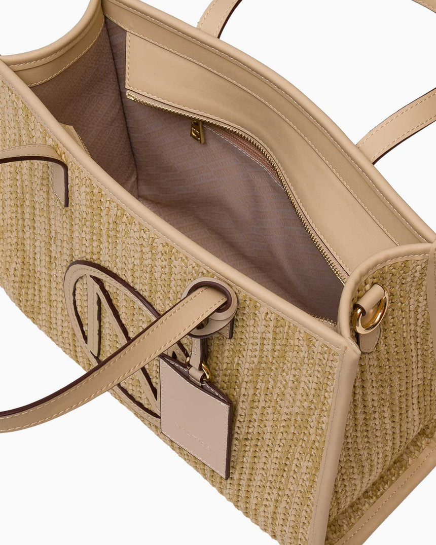 Nautica Aksesuar Detaylı Kadın Omuz Çantası Bej - Bej