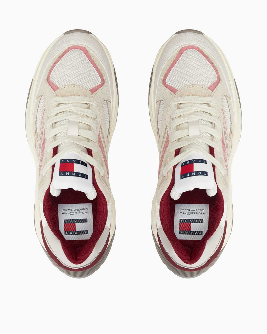Tommy Hilfiger Trendy Retro Runner Sneakers Red