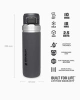 Stanley The Quick Flip Water Bottle 1.06L / 36oz Charcoal