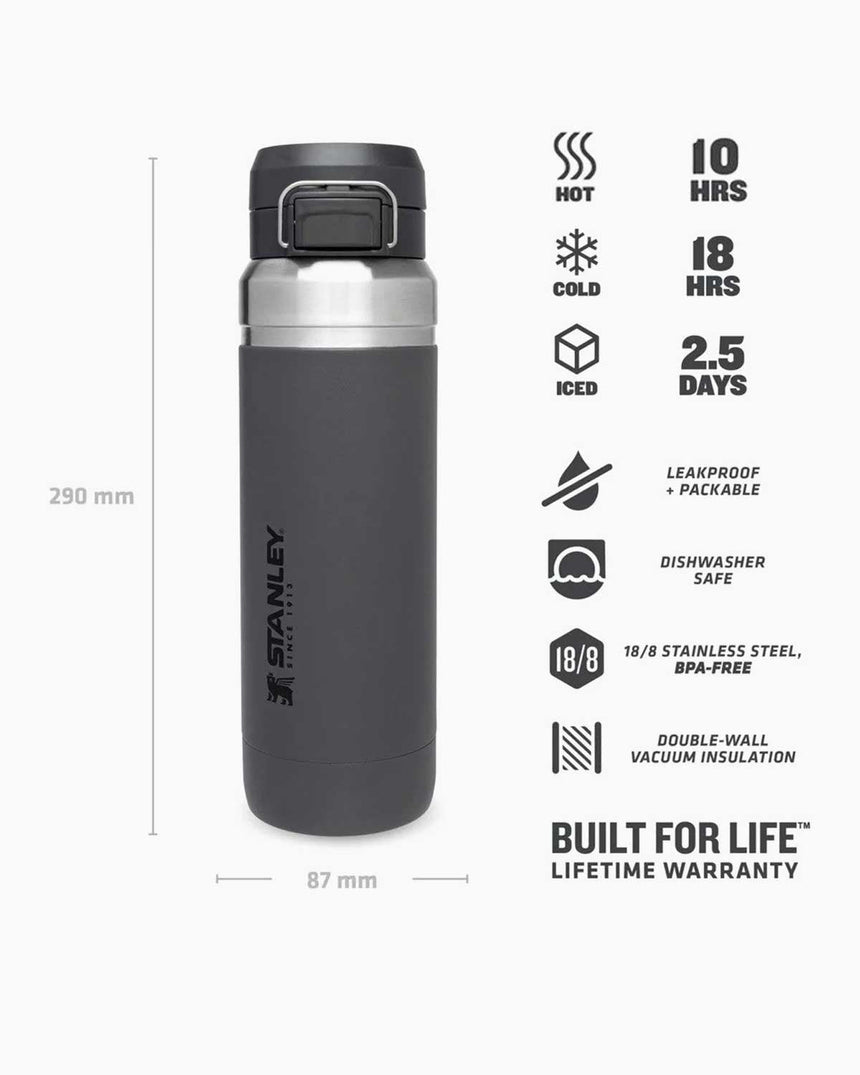Stanley The Quick Flip Water Bottle 1.06L / 36oz Charcoal