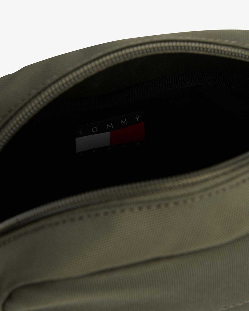 Tommy Hilfiger Ess Daily Squared Reporter Çapraz Askılı Çanta Pewter Green