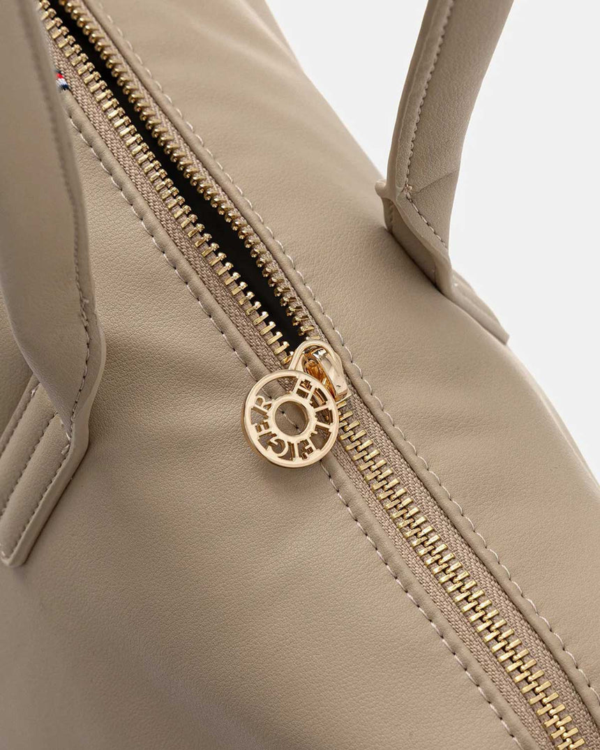 Tommy Hilfiger Popette Soft Kadın El Çantası Sandalwood Corp