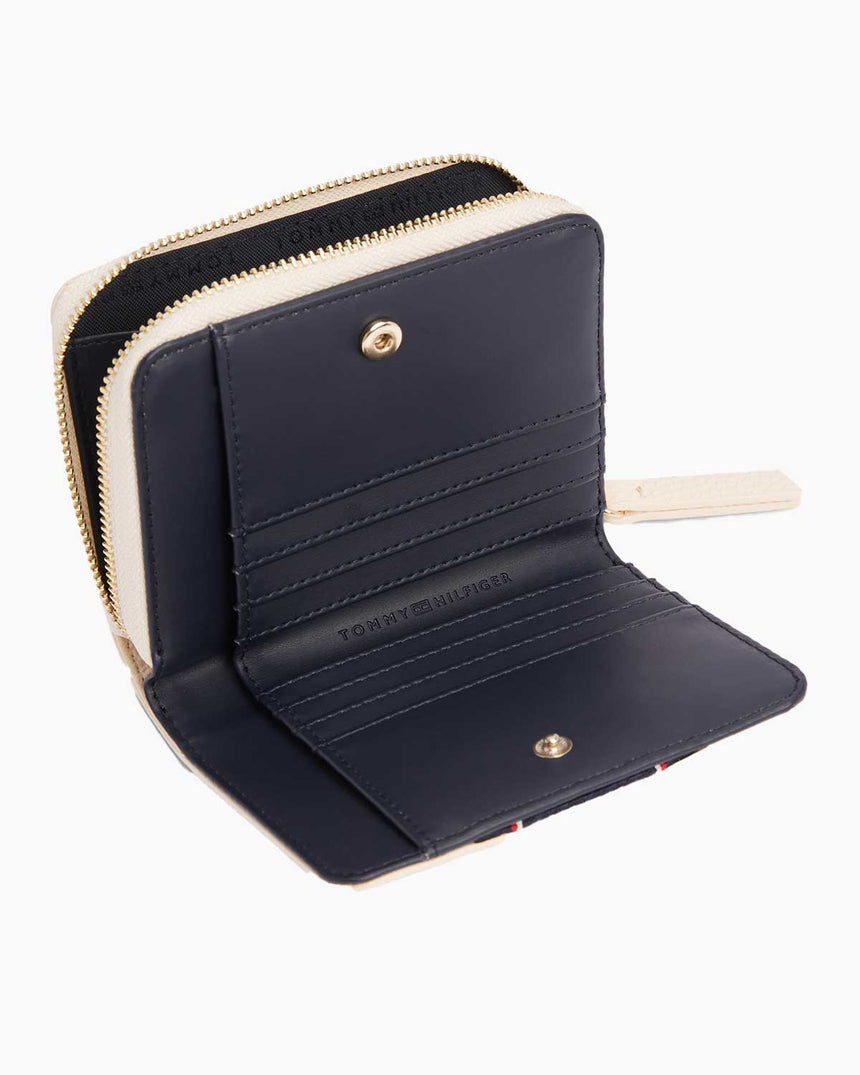 Tommy Hilfiger Legacy Şeritli Medium Cüzdan Sugarcane