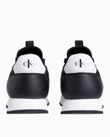 Calvin Klein Jeans Runner Sock Lace Up Sneakers Black/Bright White