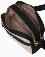 Nautica Logolu Omuz Çantası Bej - Siyah