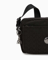 Kipling Abanu M Omuz Çantası BLACK SIGNATURE JQ