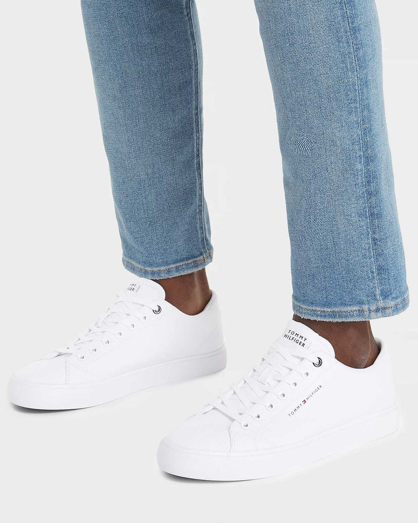 Tommy Hilfiger Low Top Canvas Ayakkabı White