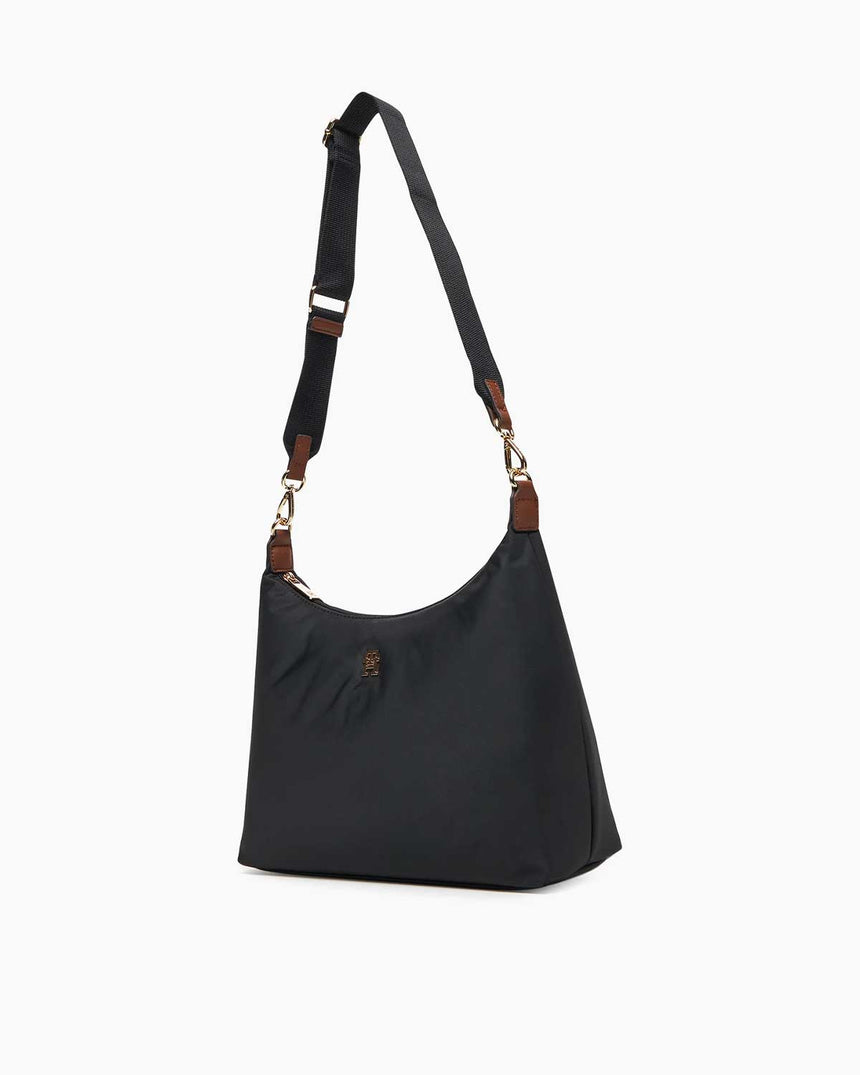 Tommy Hilfiger Popette Çıkarılabilir Askılı Kadın Omuz Çantası Black