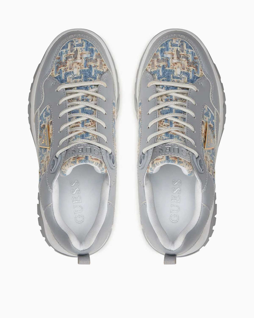 Guess Zaylin Runner Logolu Sneaker Light Blue