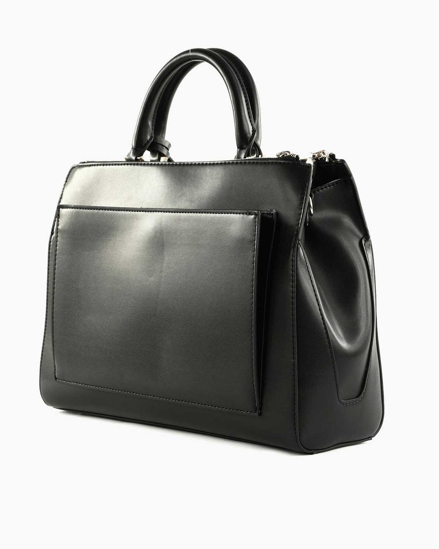 Guess Nelka Status Satchel El Çantası Black