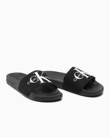 Calvin Klein Slide Monogram Flip Flops Logolu Terlik Black