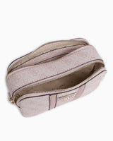 Guess Noreen Mini Sling Zincir Detaylı Çapraz Askılı Çanta Dusty Rose Logo