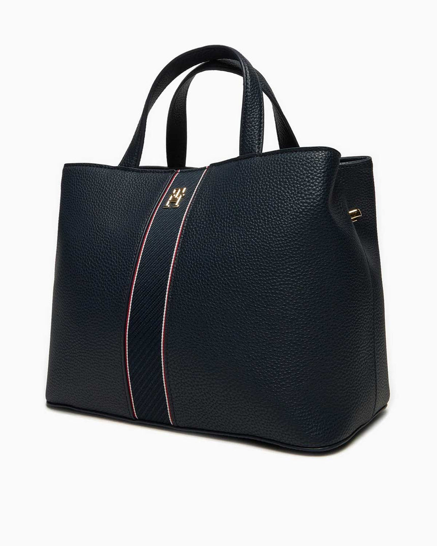 Tommy Hilfiger Legacy Satchel El Çantası Space Blue