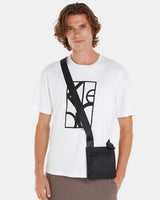 Calvin Klein Faded Flat Chest Çapraz Askılı Çanta Black