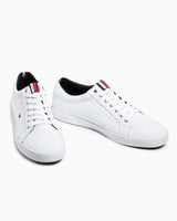 Tommy Hilfiger Iconic Long Lace Sneaker Erkek Ayakkabı Triple White