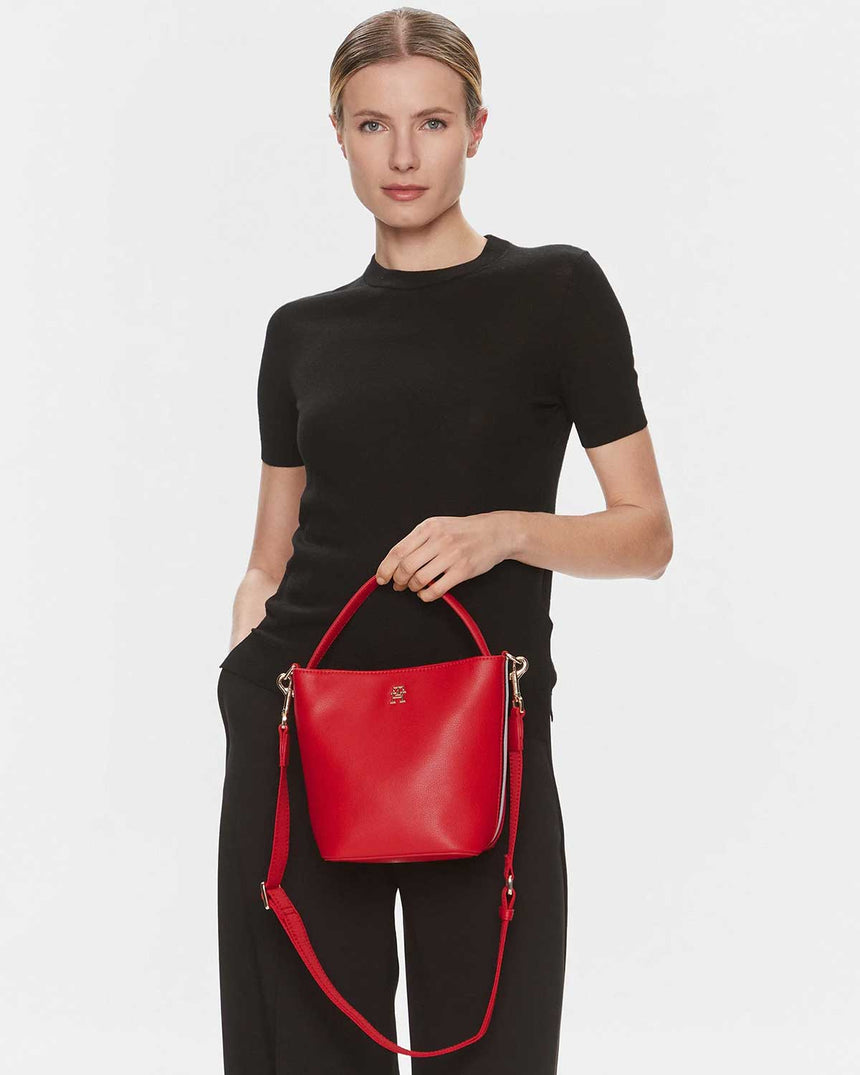 Tommy Hilfiger Essential Bucket El Çantası Red