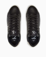 Calvin Klein Bold Platform Low Lace Up Sneakers Black/Eggshell