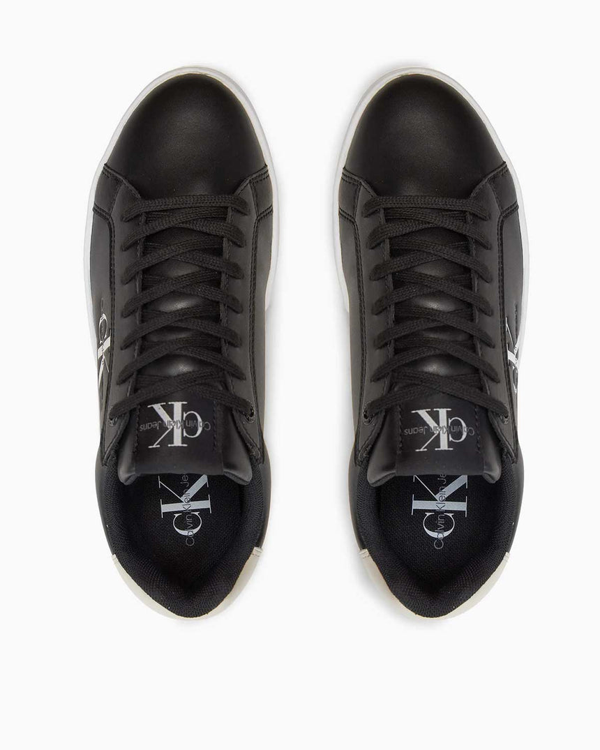 Calvin Klein Bold Platform Low Lace Up Sneakers Black/Eggshell