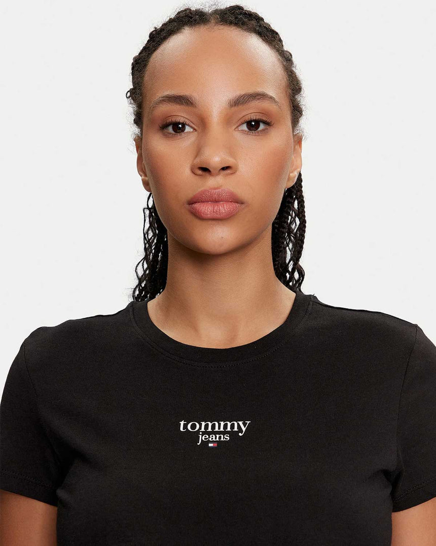 Tommy Hifliger Essential Logo Tshirt Black
