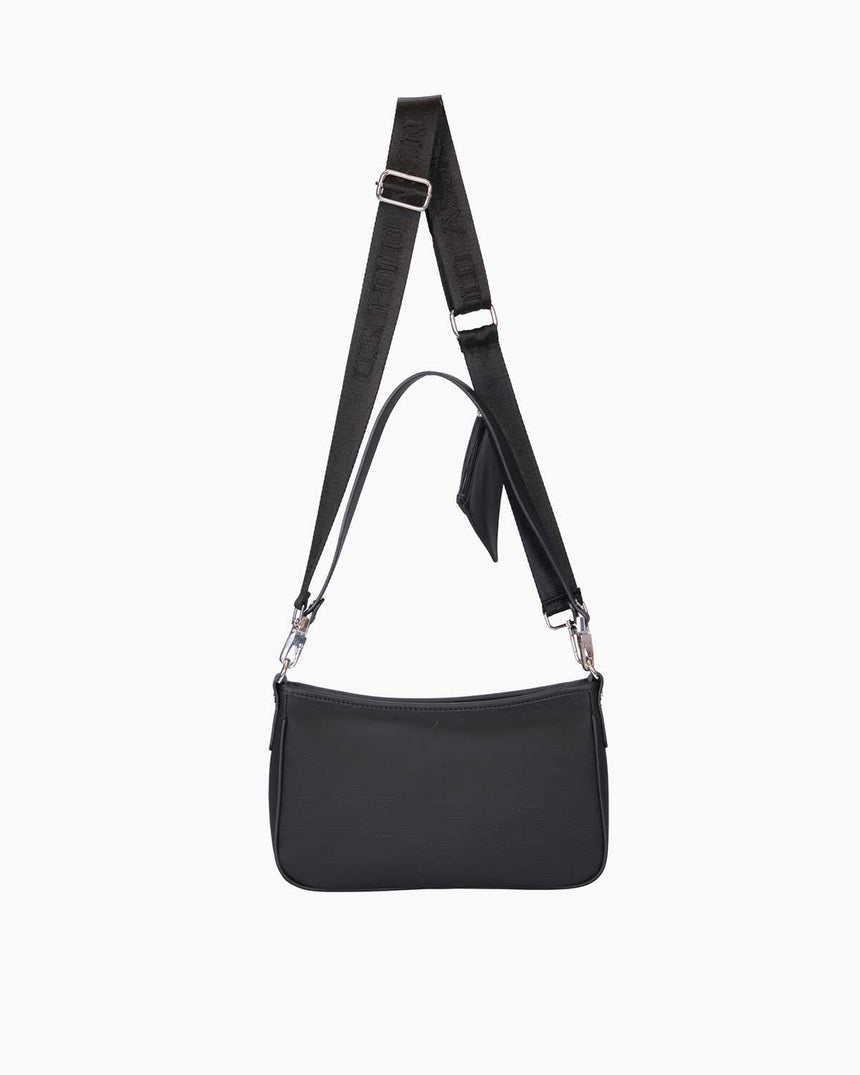 Us Polo Assn Mini Cüzdan Detaylı Omuz Çantası Siyah