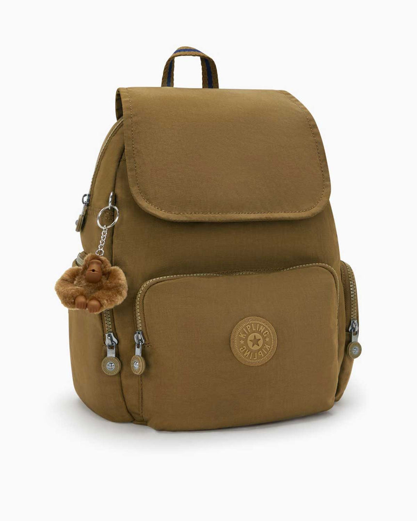 Kipling City Zip S Basic Sırt Çantası Dry Laurel