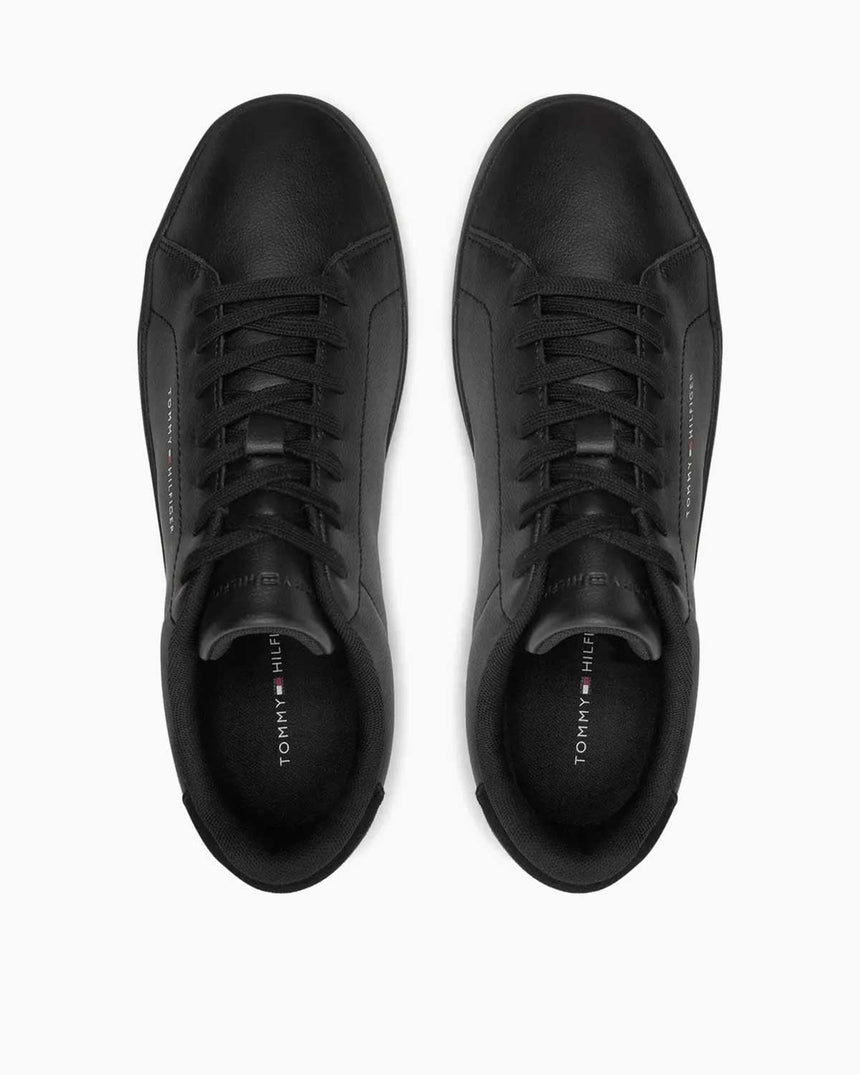 Tommy Hilfiger Court Leather Low Top Sneakers Black