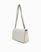 Calvin Klein Sculpted Flap Çapraz Askılı Çanta Lily White
