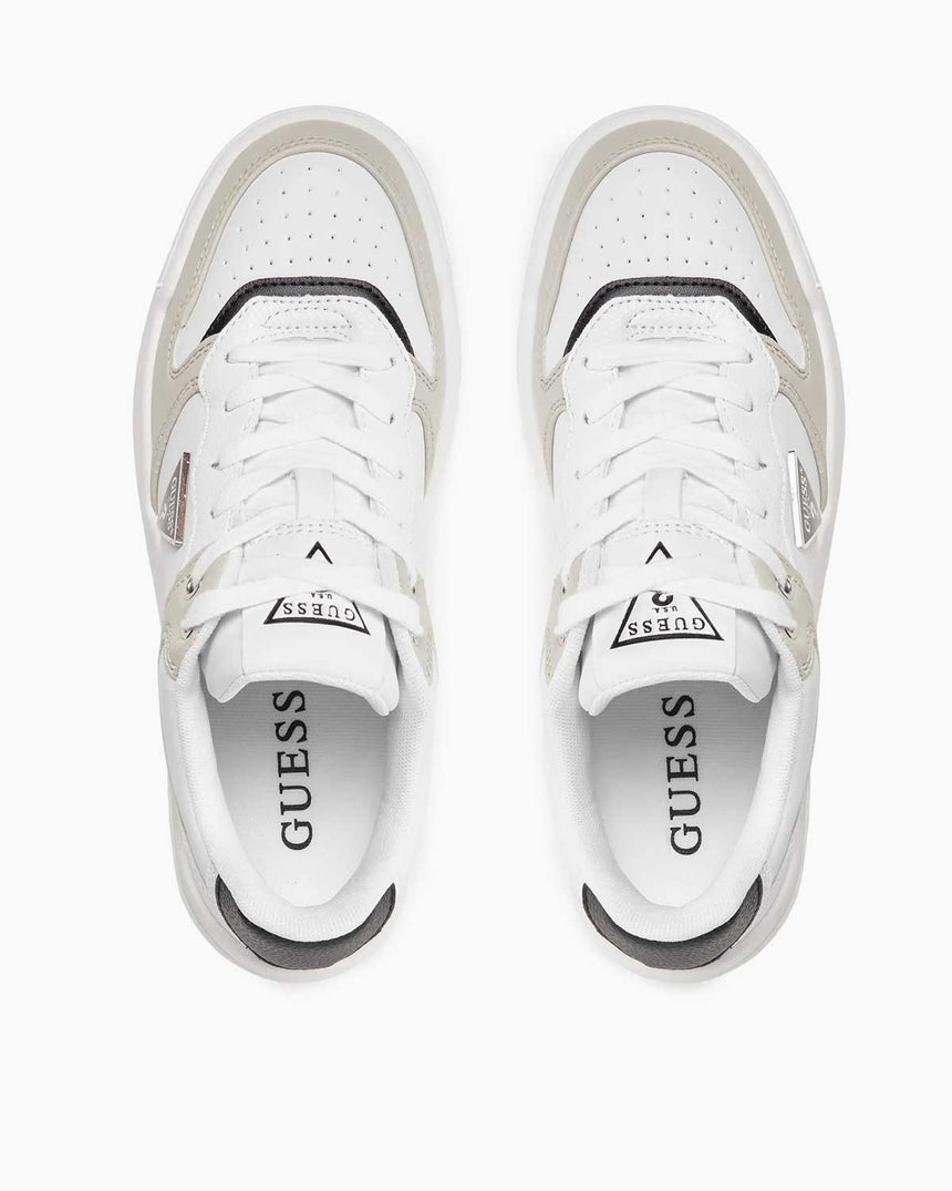 Guess Clarkz2 Logolu Sneaker White Grey