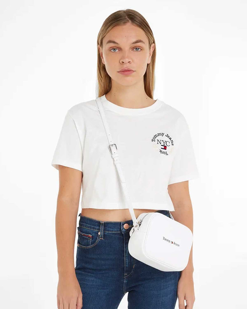 Tommy Jeans Logolu Camera Bag White
