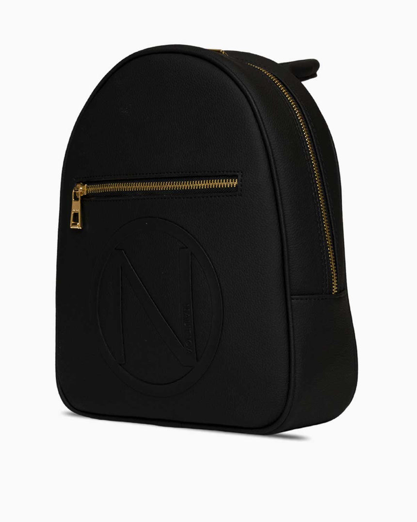 Nautica Logo Yazılı Sırt Çantası Siyah