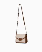 Nautica Logolu Omuz Çantası Bej - Taba